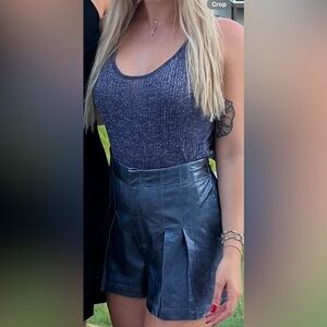 House of Harlow Sparkly Blue Tank